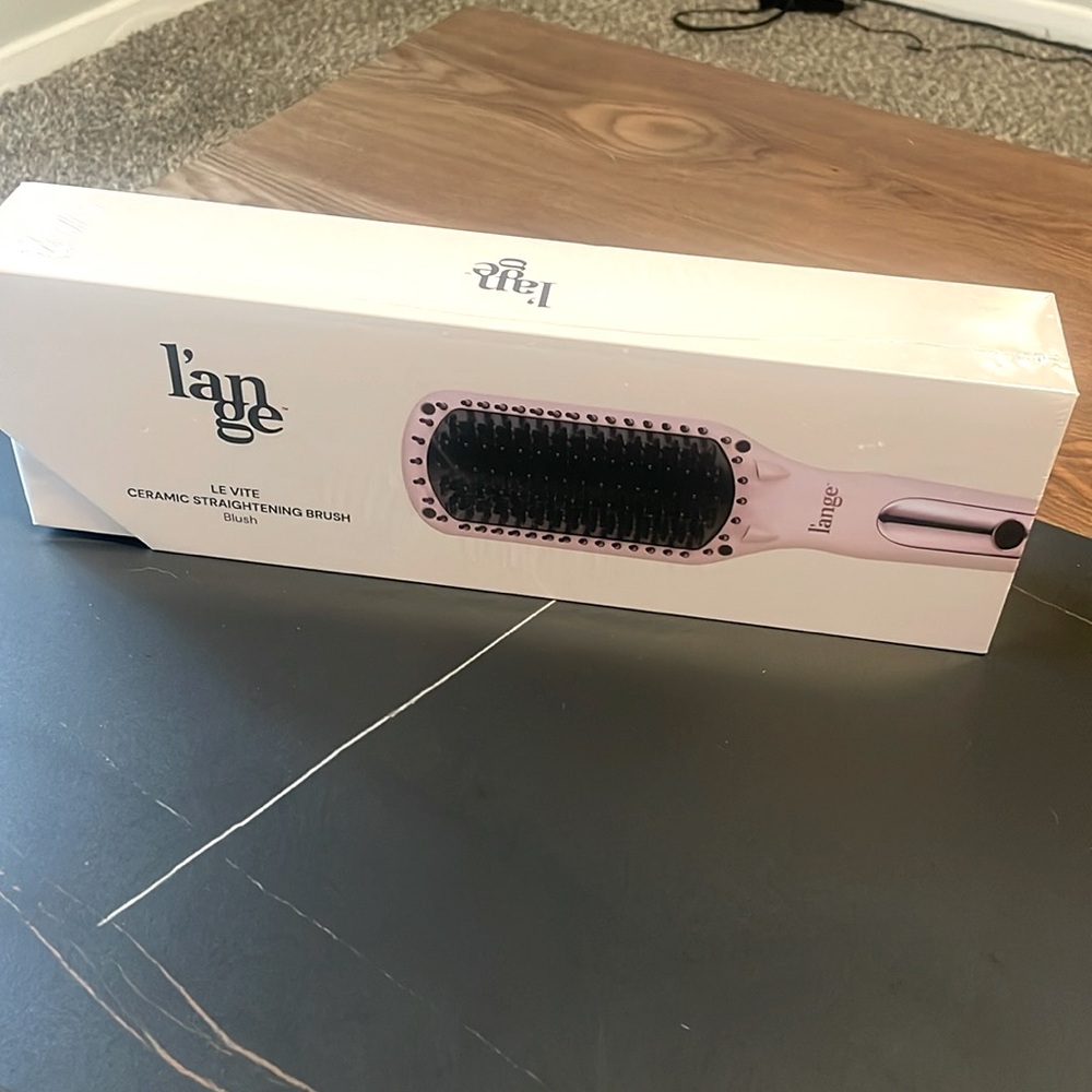 L’ange Le Vite Ceramic Straightening Brush Negative Ion Cool Tip Ceramic Bristle